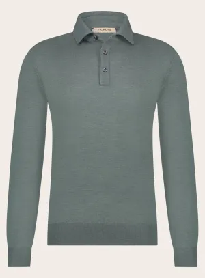 Poloshirt van cashmere