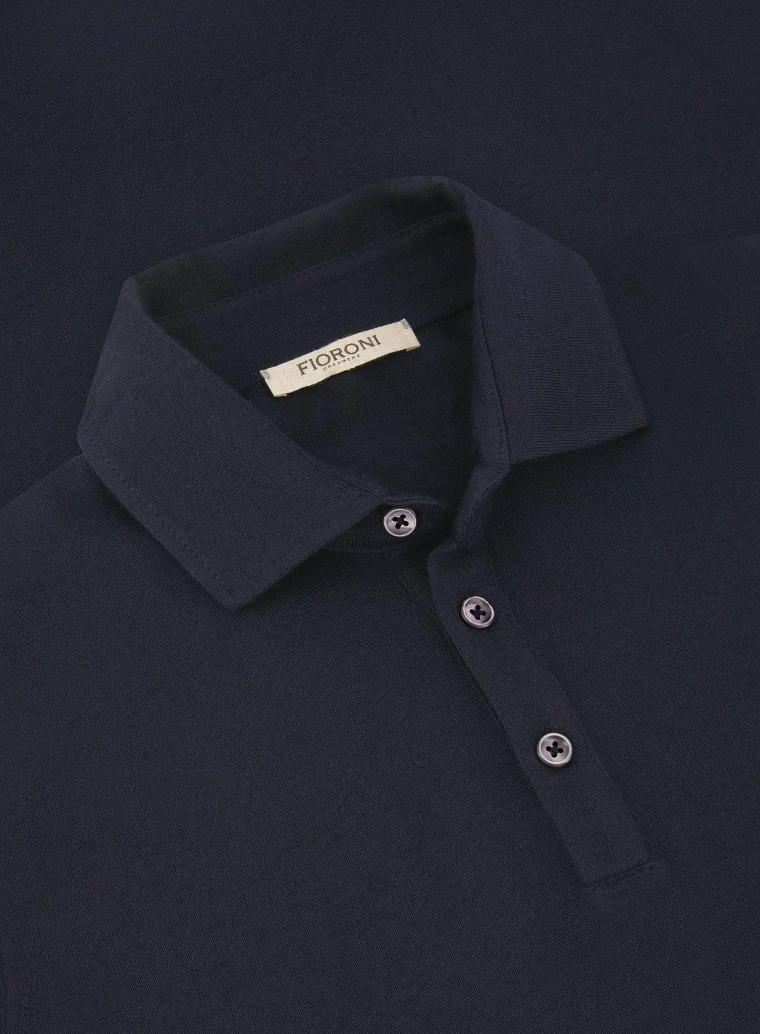 Poloshirt van cashmere