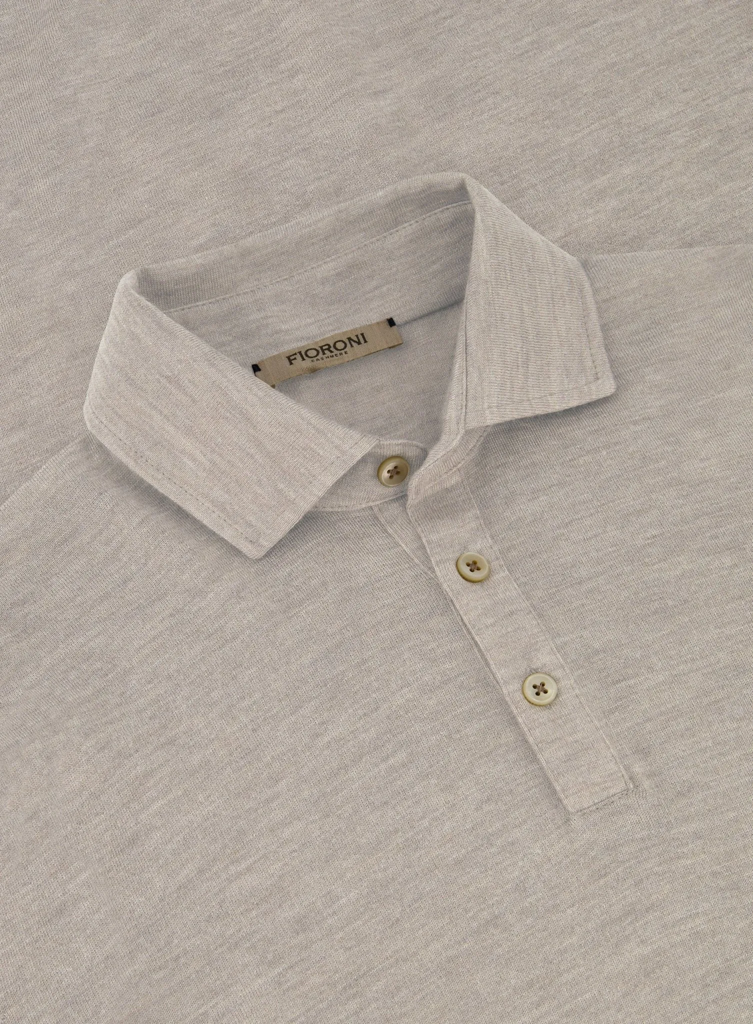 Poloshirt van cashmere