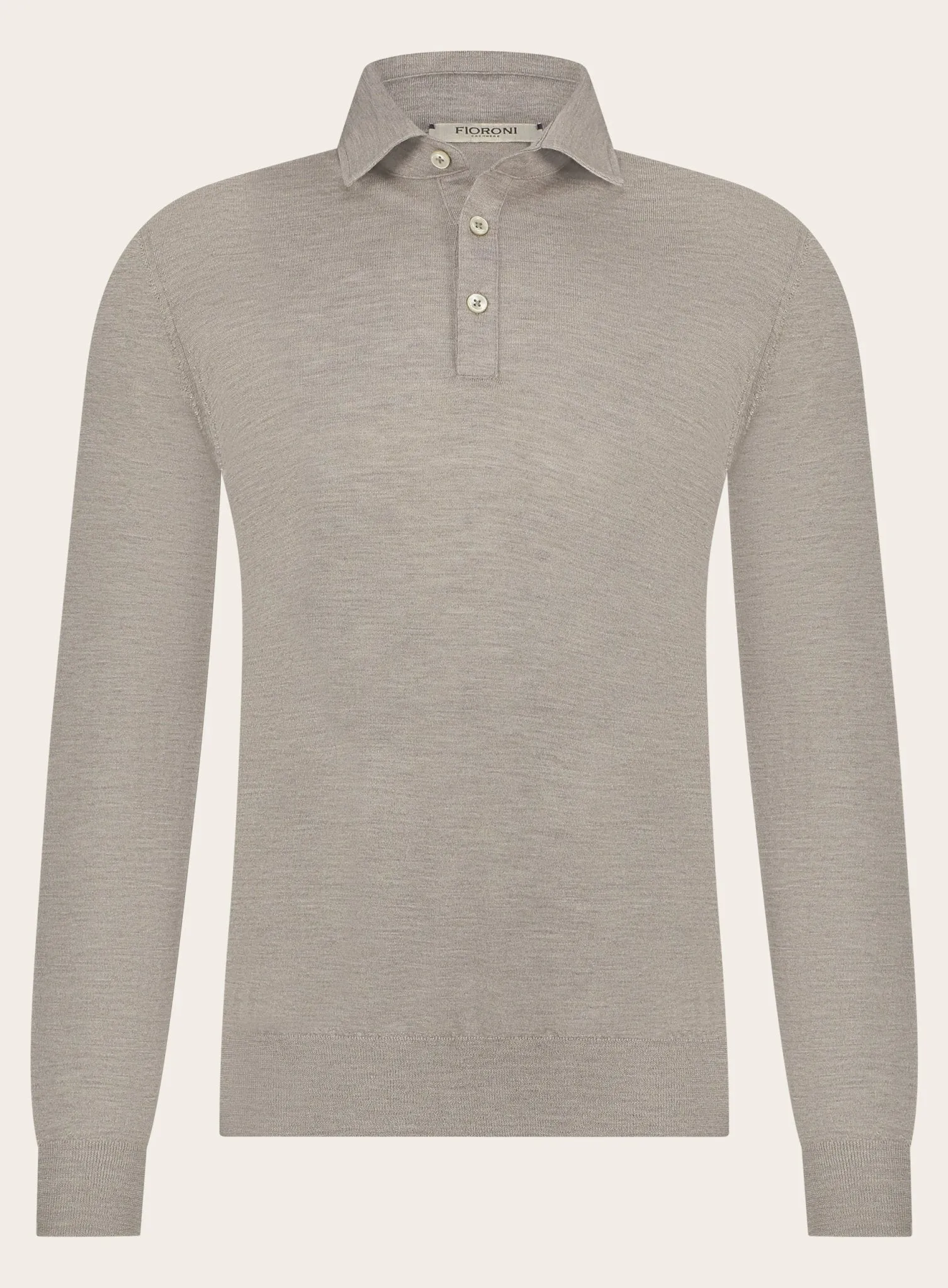 Poloshirt van cashmere