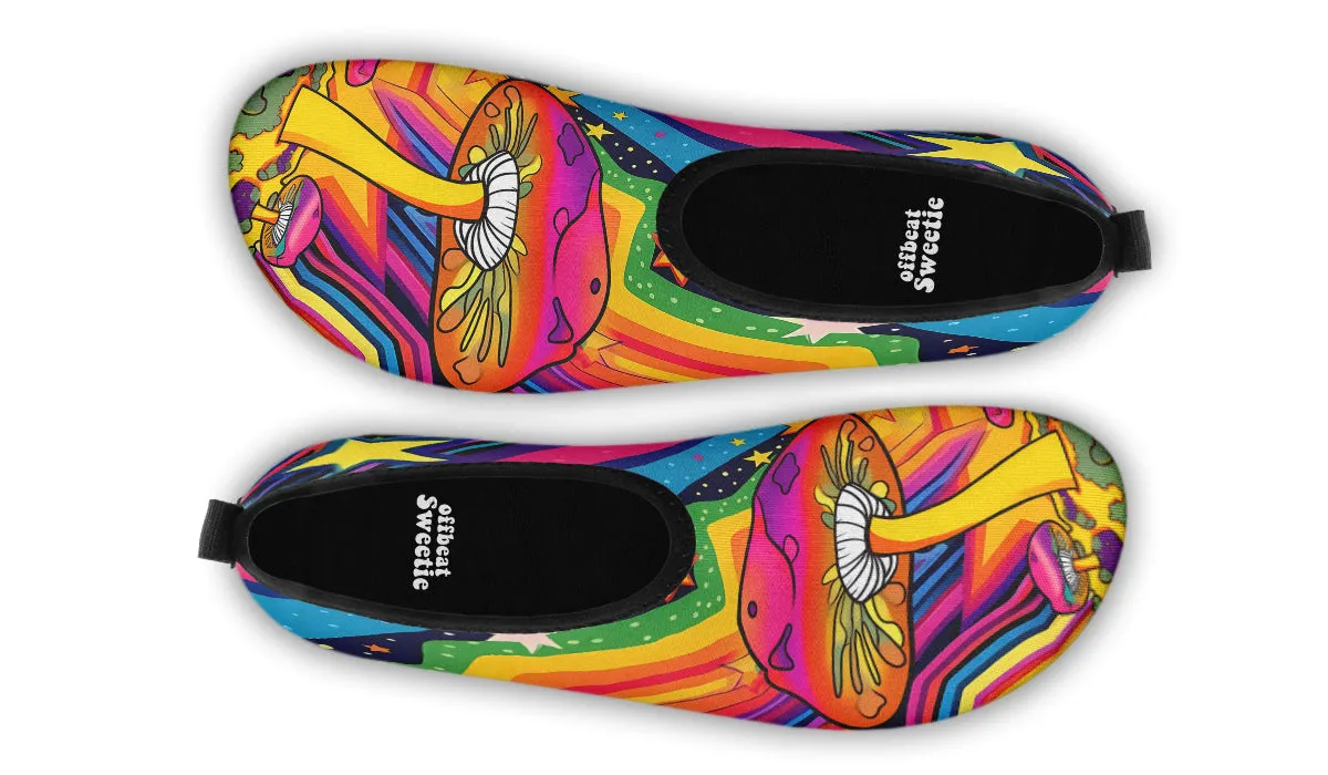 Psychedelic Mushies Water Shoes