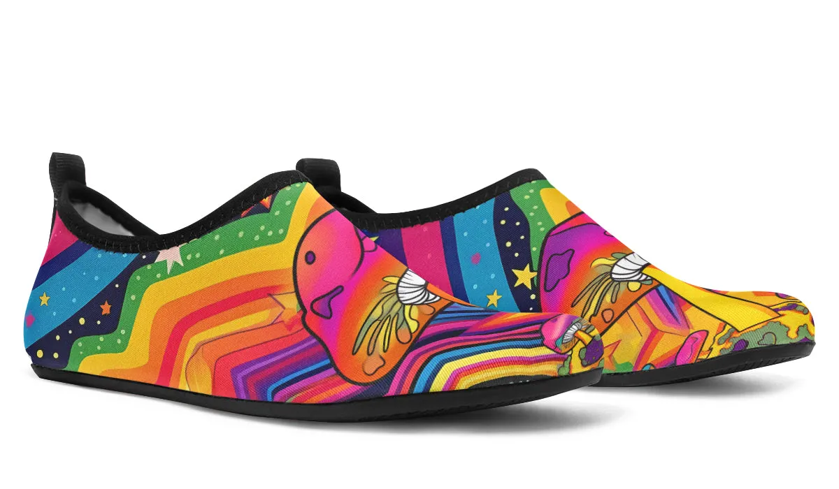 Psychedelic Mushies Water Shoes