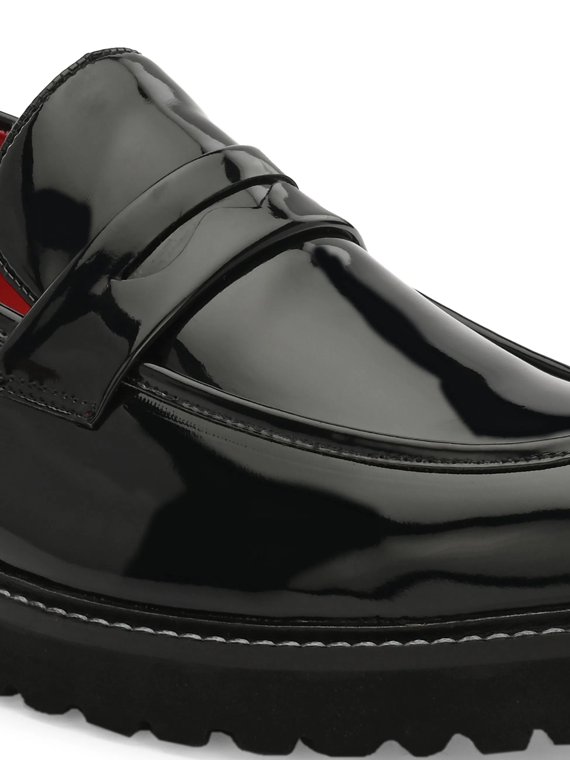 Seoul Black Chunky Loafers