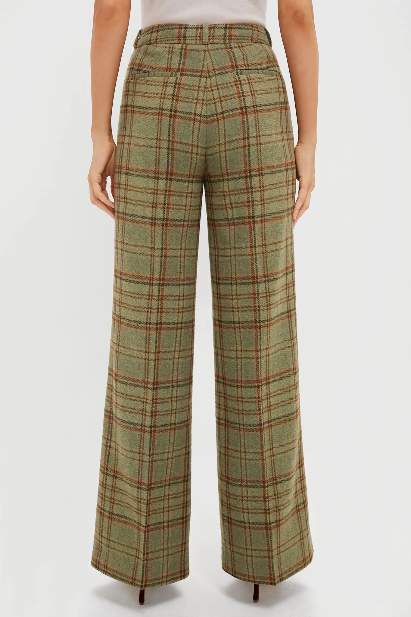 Sherwood Plaid Wool Tobin Pants