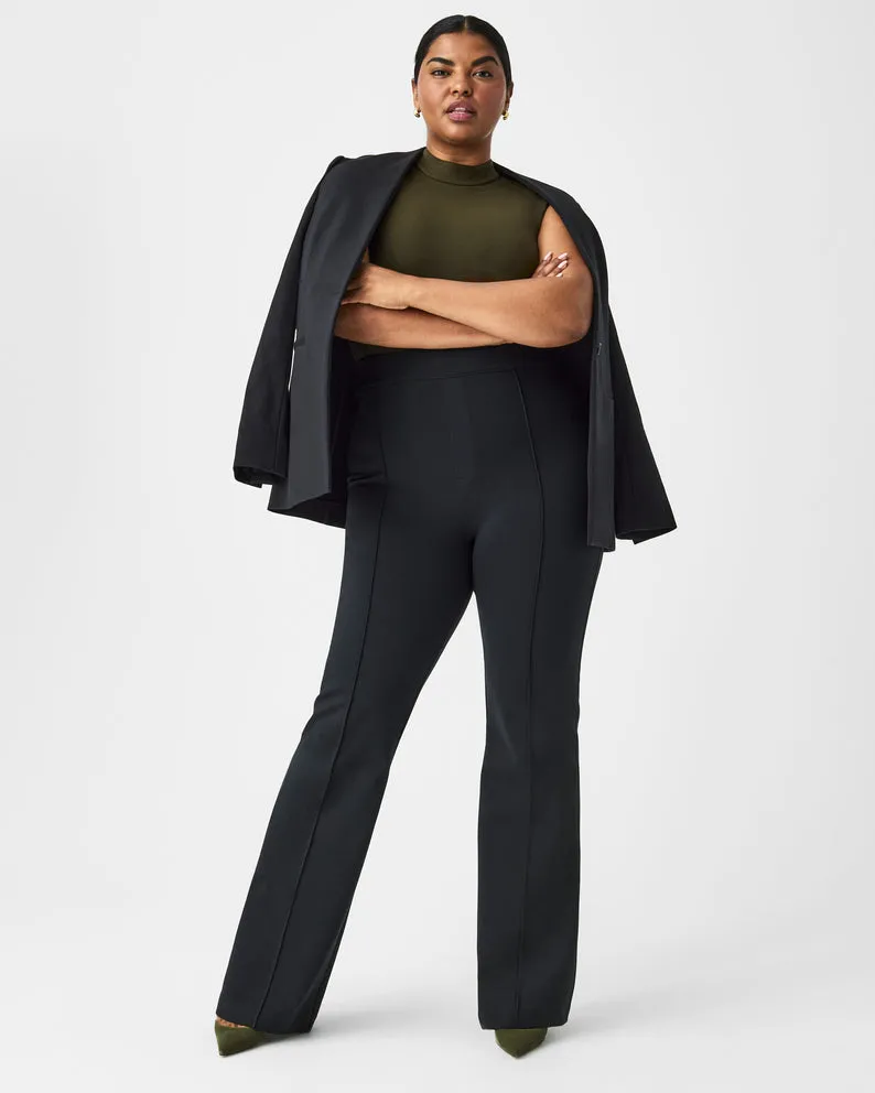 SPANX THE PERFECT PANT HIGH RISE FLARE CLASSIC BLACK