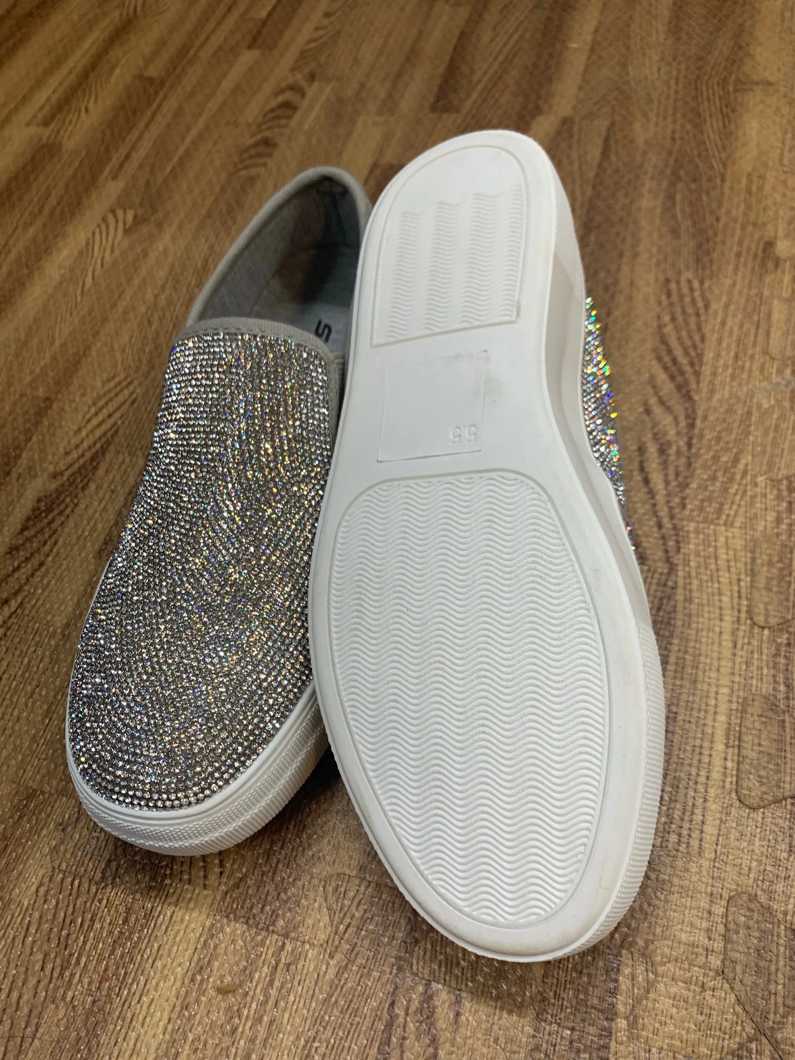 Sparkle Stone Slip On Shoes