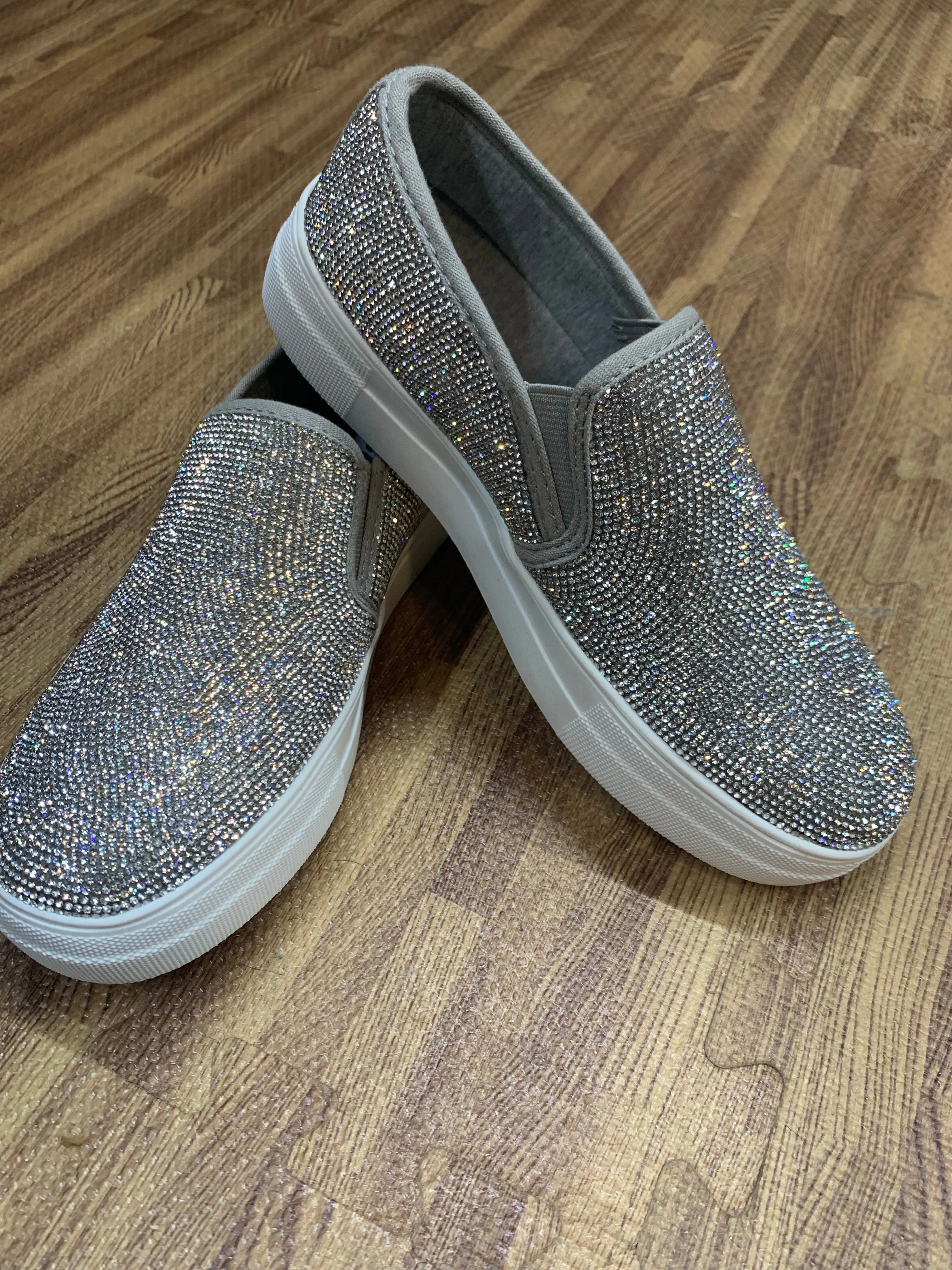 Sparkle Stone Slip On Shoes