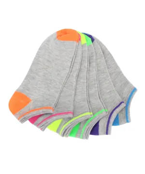 Subtle Tip Low Cut Women's Socks 6 Pack