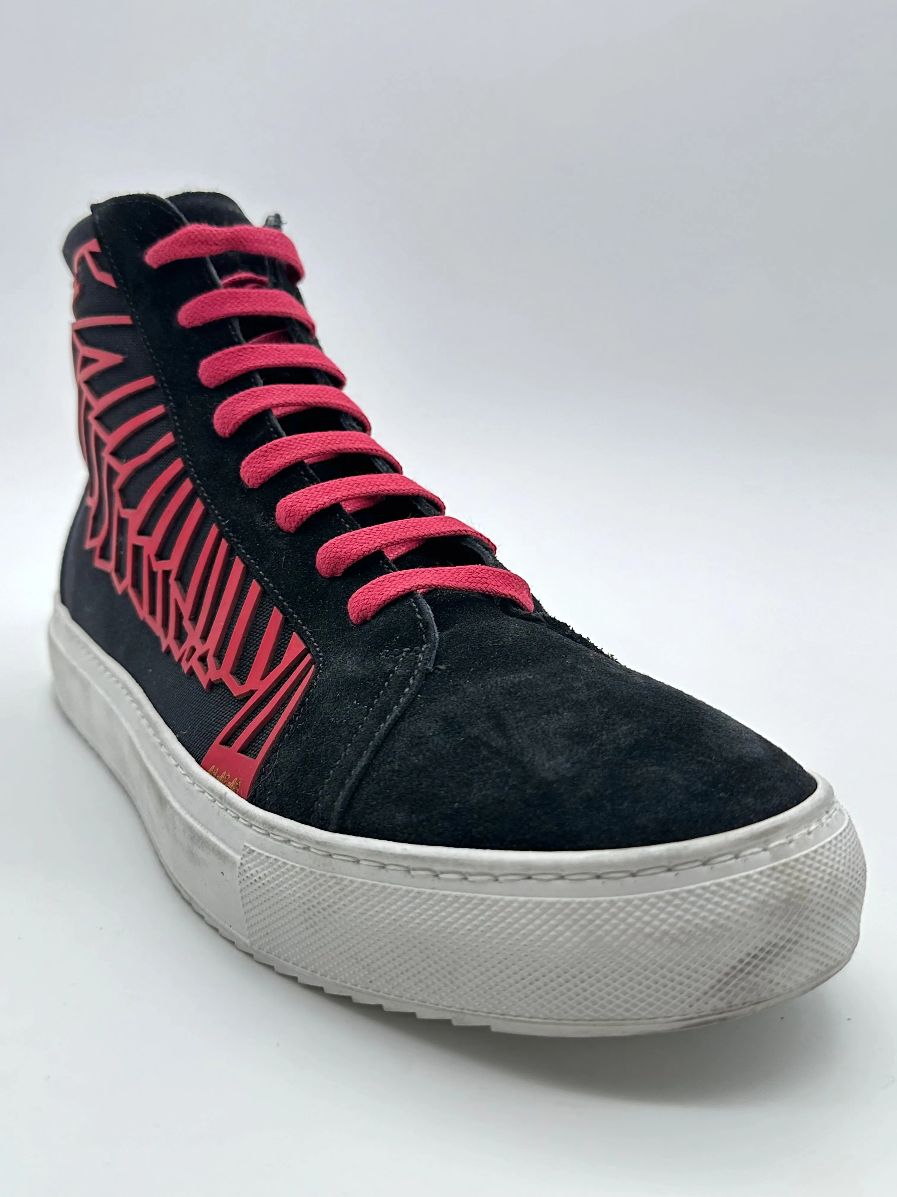 Suede Sneakers Rubber Detail