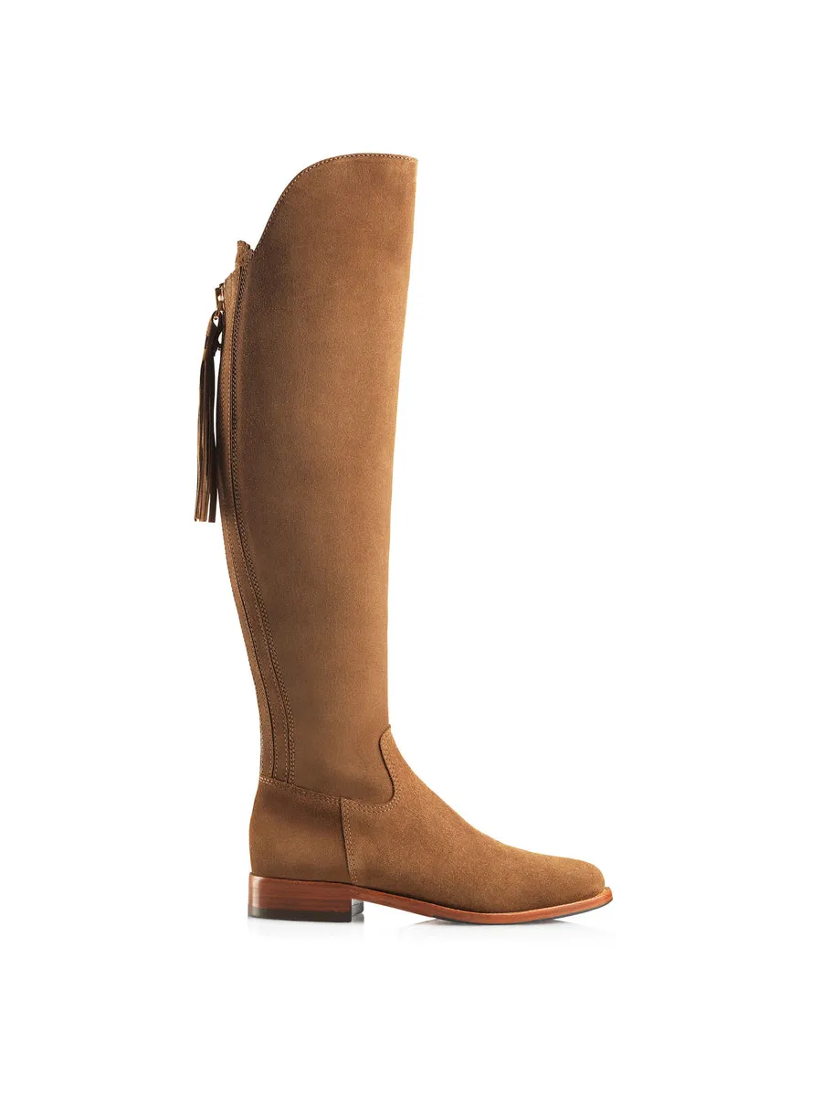 The Flat Amira Over the Knee Boot US 9.5 - EU 41 (Tan) - Demo