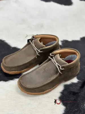 TWISTED X MEN'S CASUAL SHOES CHUKKA DRIVING MOC SHITAKE