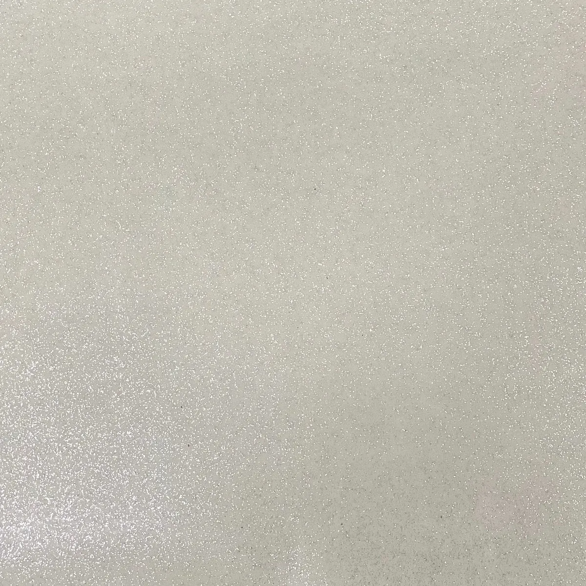 White Sparkle Glitter Vinyl Fabric