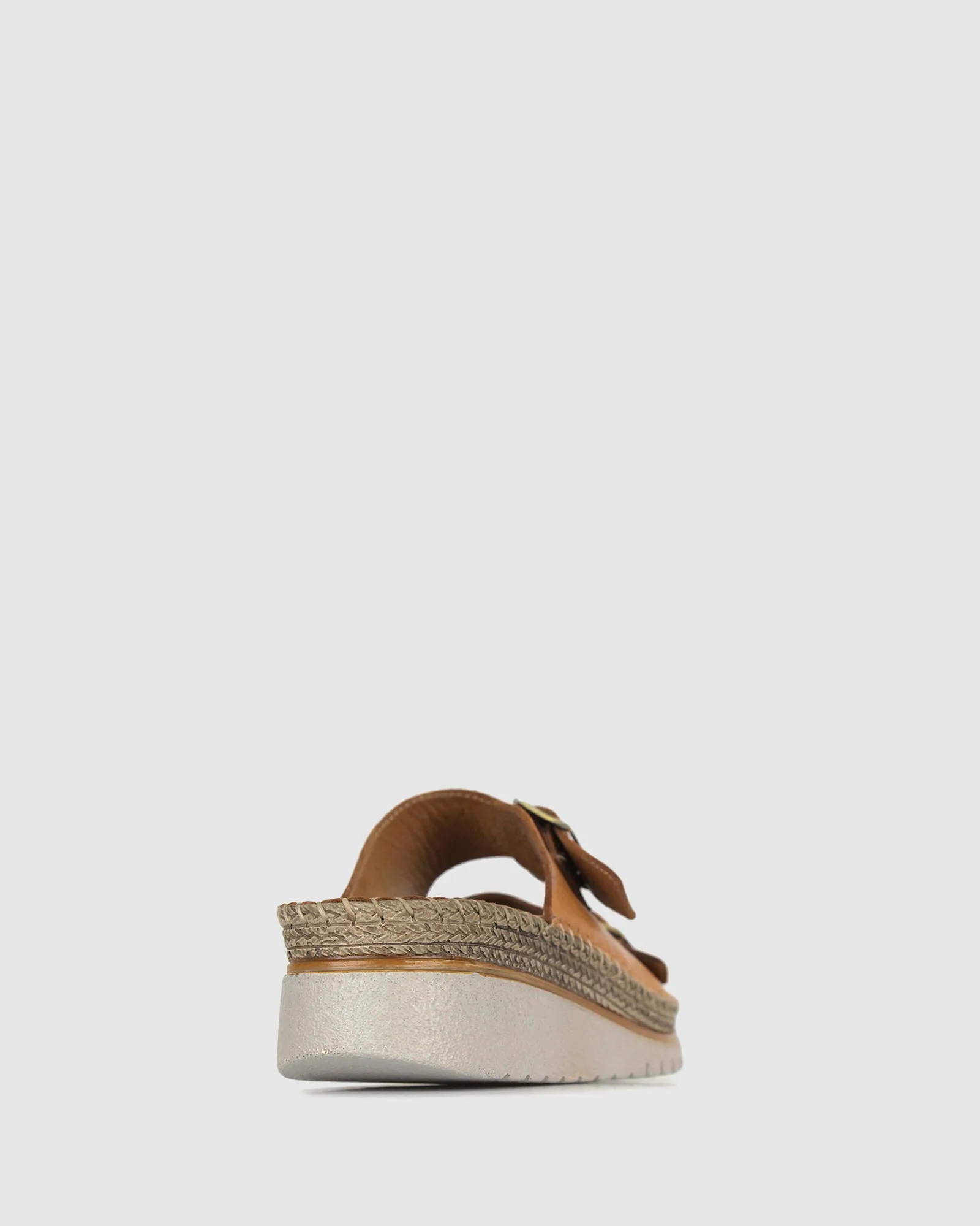 WISE Leather Wedge Espadrilles