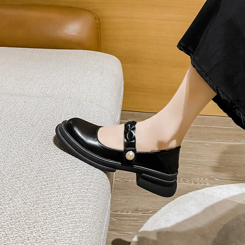 Women Fashion Casual Chunky Lug Sole Loafers