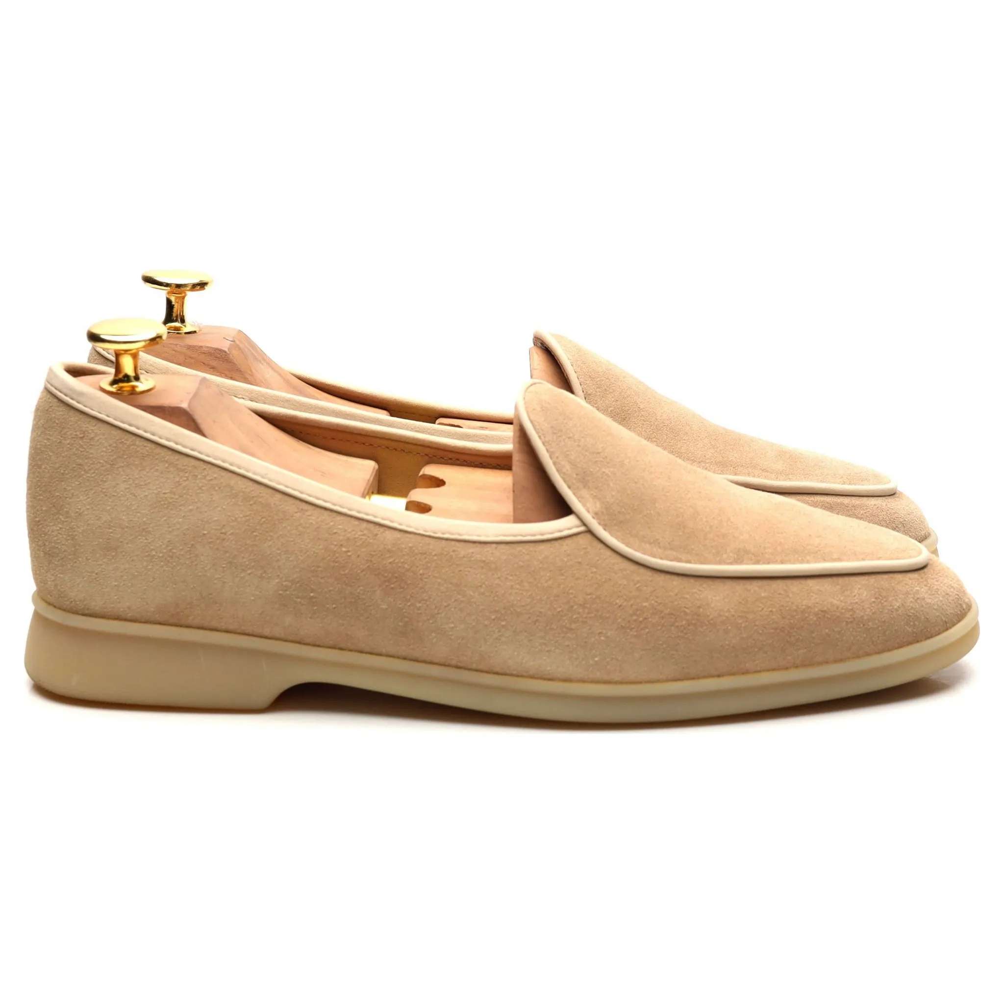 Women's 'Sagan Stride' Beige Suede Slip On Loafers UK 5 / UK 5.5