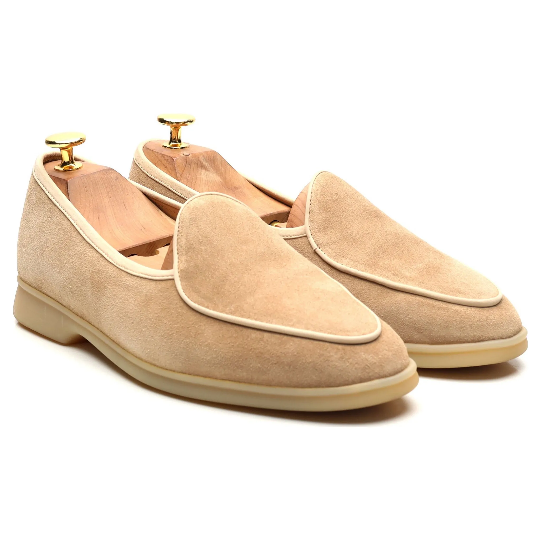 Women's 'Sagan Stride' Beige Suede Slip On Loafers UK 5 / UK 5.5