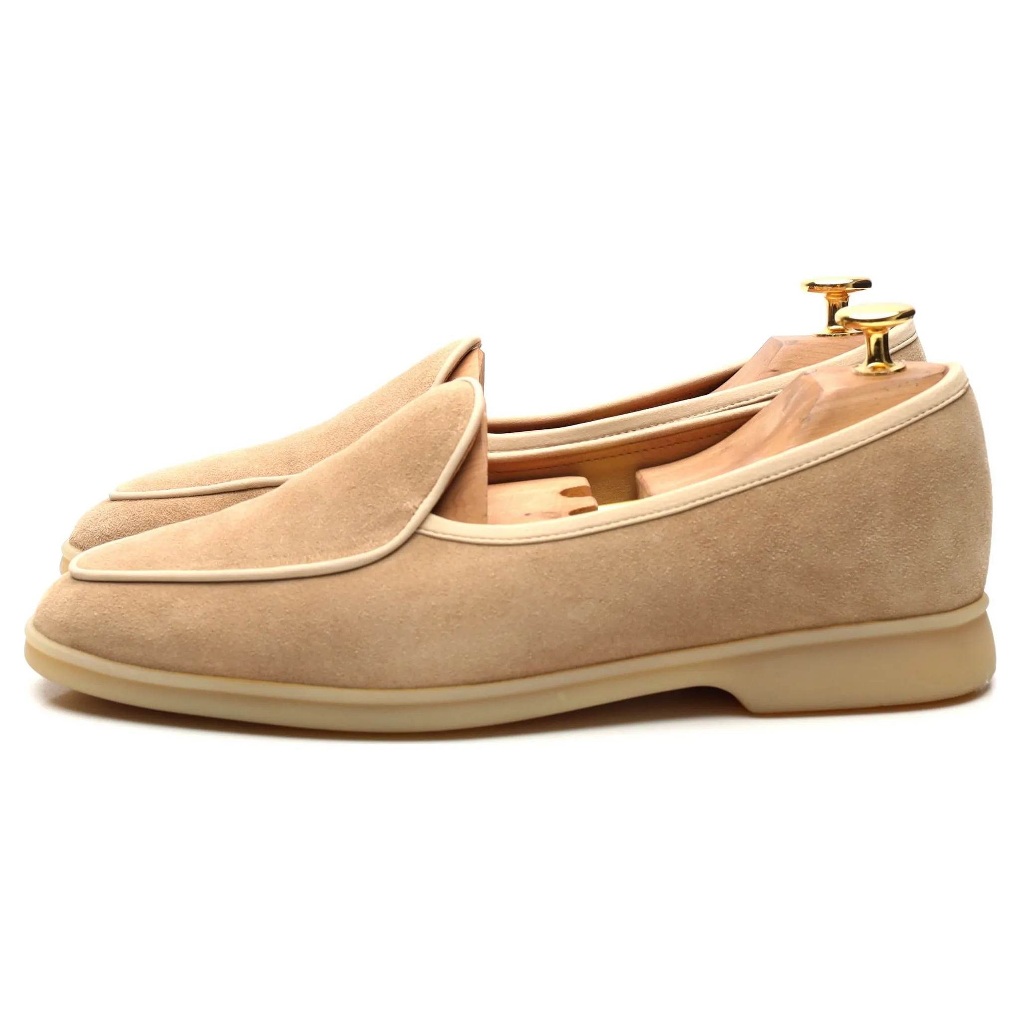 Women's 'Sagan Stride' Beige Suede Slip On Loafers UK 5 / UK 5.5