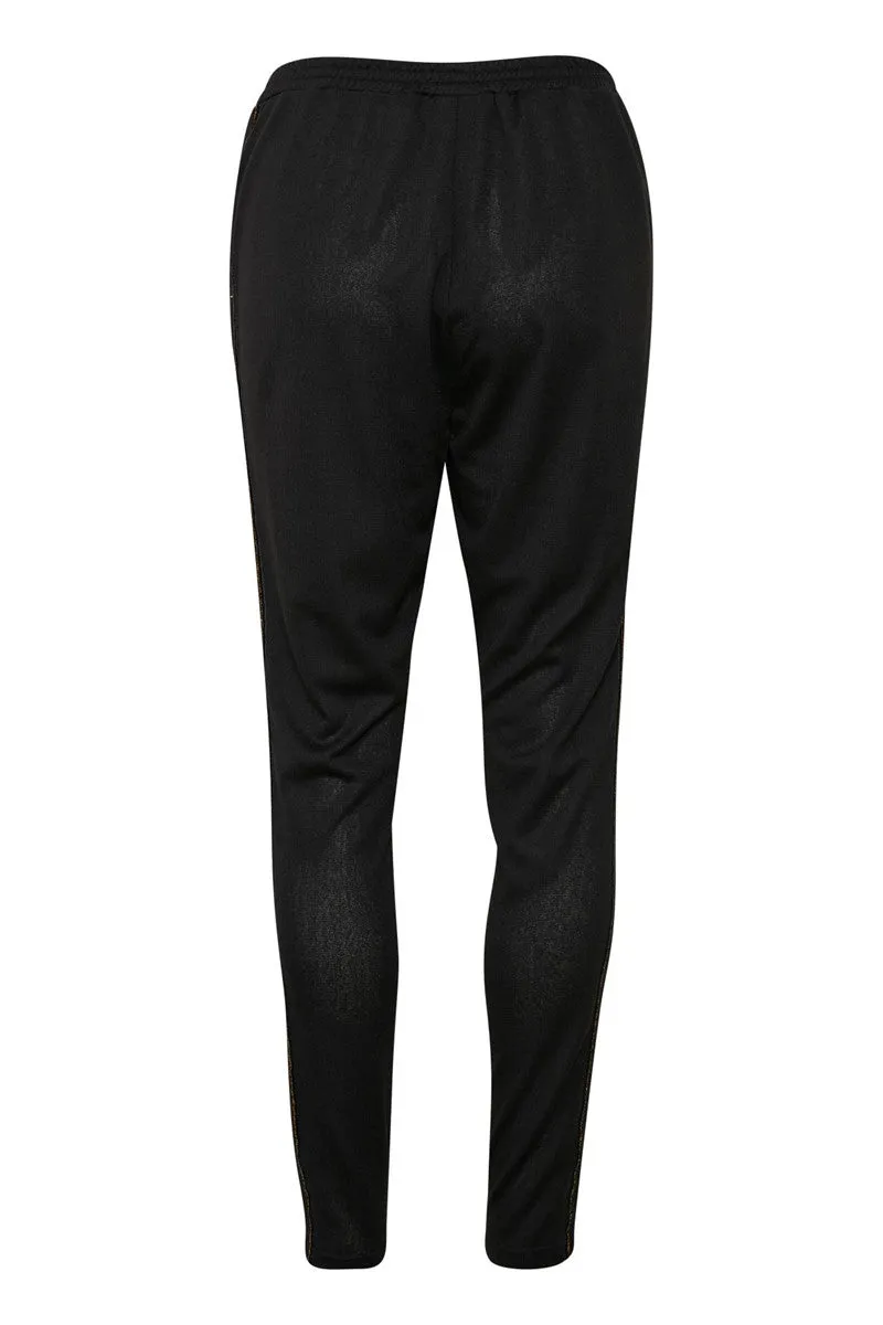 Zoe Sweatpants - Black and Gold